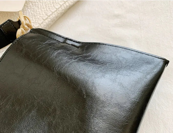 AYAKA | Minimalistische Schoudertas van Kunstleer met Chic Detail Voor Dames