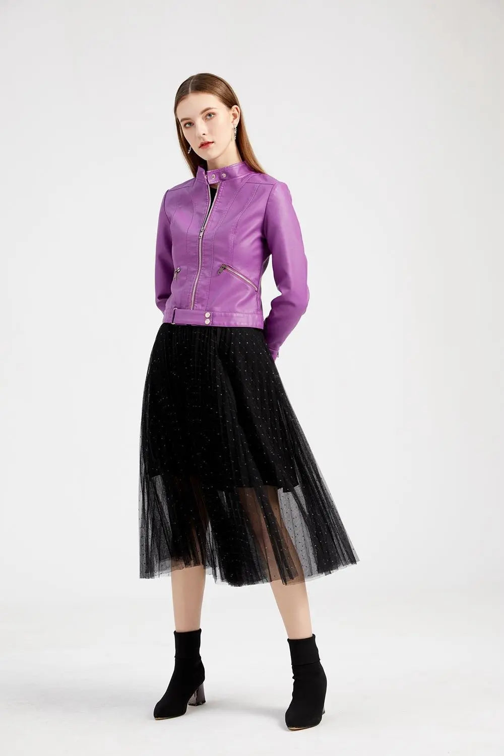 Elegante Leren Jas Voor Dames – Tijdloos, Duurzaam & Comfortabel