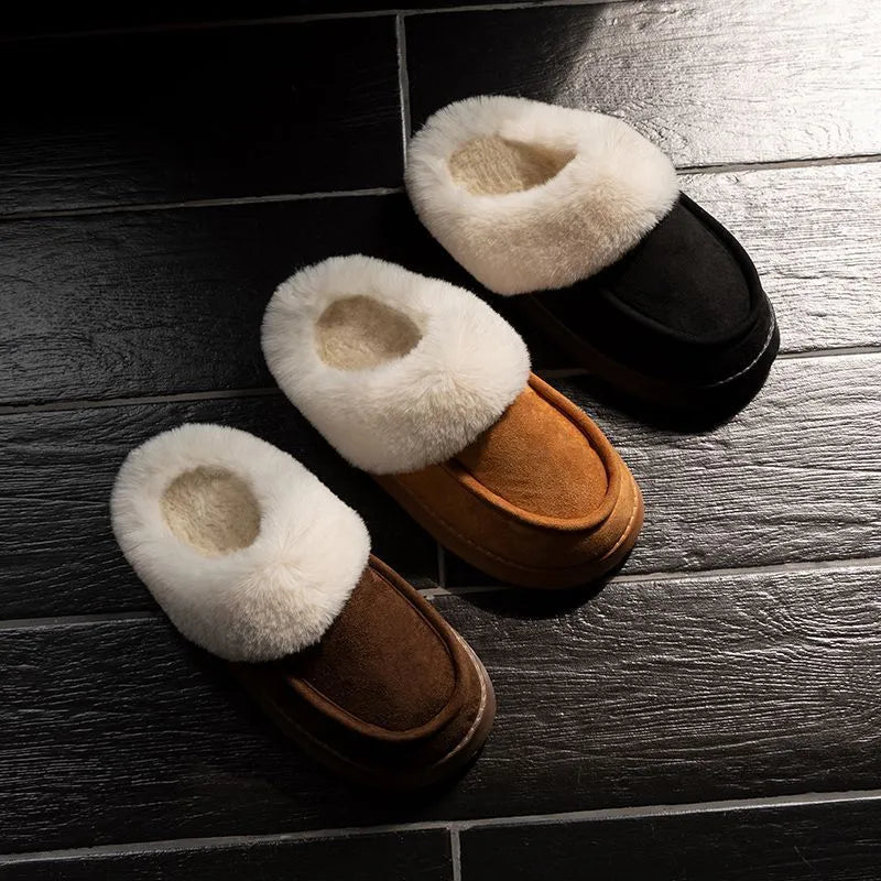 ELIN | Warme Dames Pantoffels Met Faux Fur Voering – Zacht, Knus & Ideaal Voor Koude Dagen