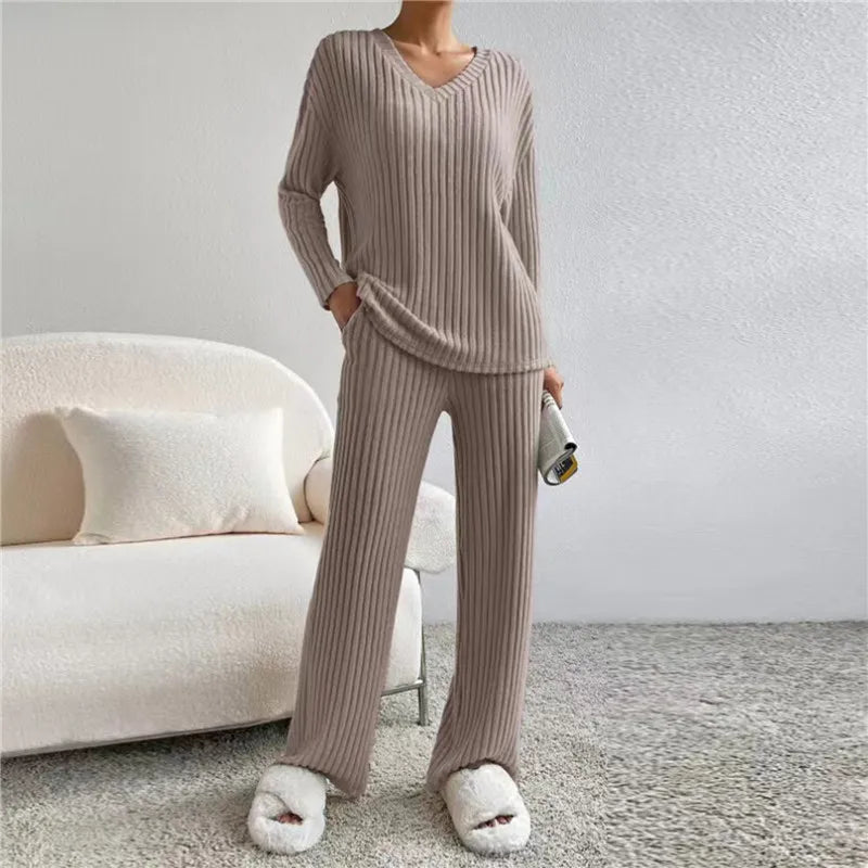2-Delig Lounge-Set voor Dames – Herfstcomfort En Stijl In Eén Outfit