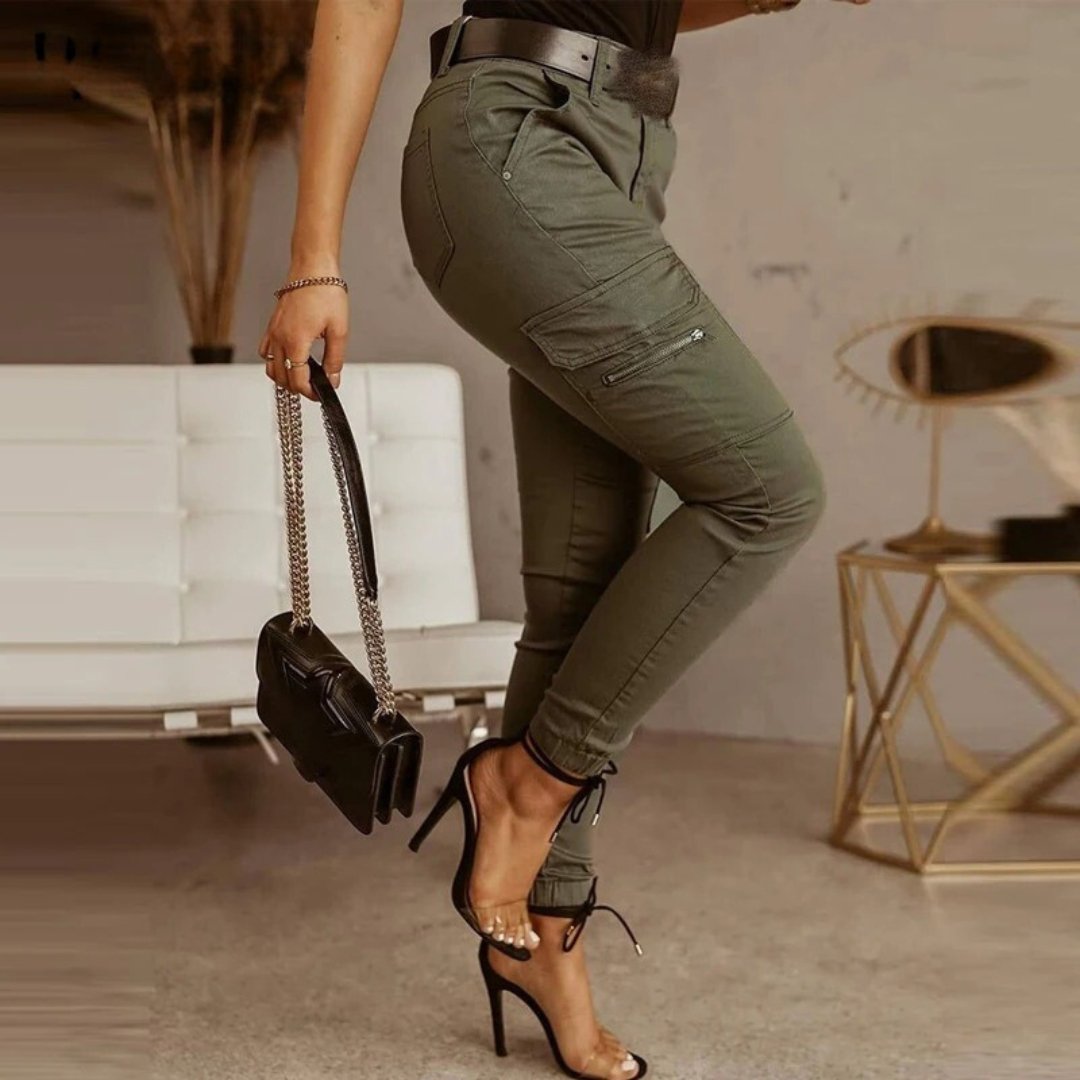 NAOMI | Dames Cargo Jeans – Praktisch, Trendy, Comfortabel