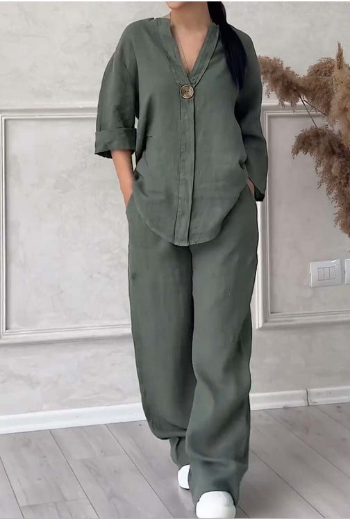 ARIZA | Linnen Zomer Set Dames – Casual Chic voor Warme Dagen