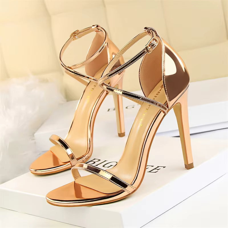 MIRANDA | Verfijnde Dames Stiletto Hakken Met Smalle Bandjes - Luxe, Elegant & Comfortabel