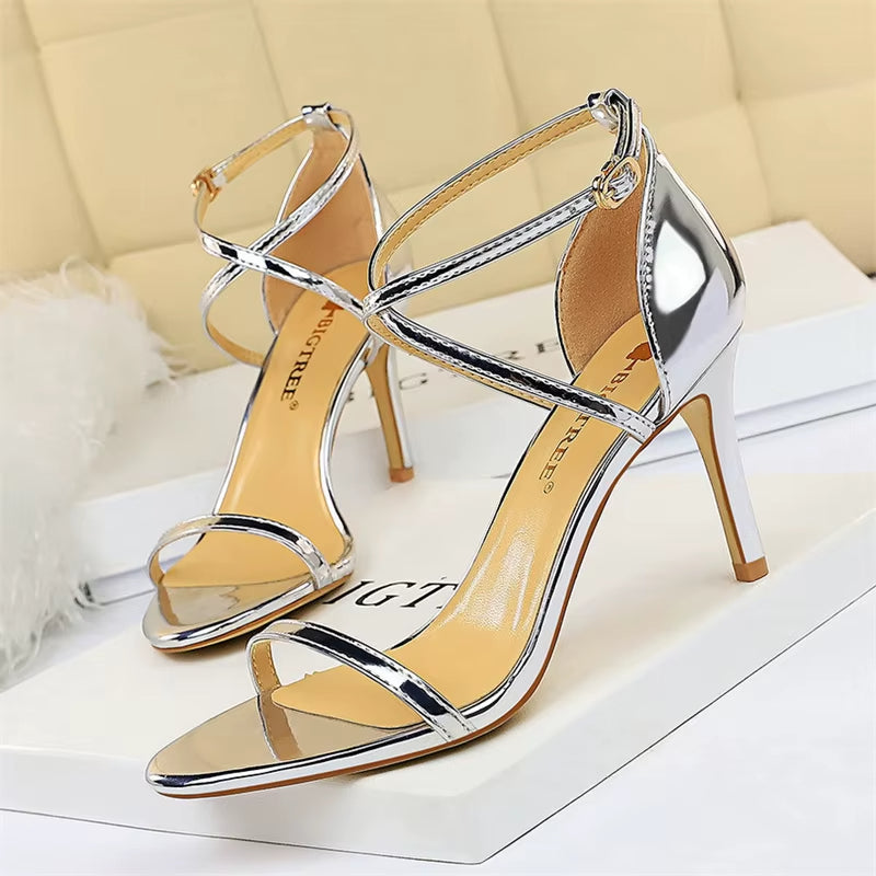MIRANDA | Verfijnde Dames Stiletto Hakken Met Smalle Bandjes - Luxe, Elegant & Comfortabel