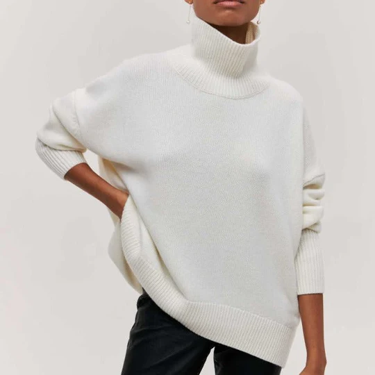 AMÉLIE | Oversized Dames Coltrui Van – Zacht, Warm & Tijdloos Voor De Koude Dagen