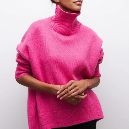 AMÉLIE | Oversized Dames Coltrui Van – Zacht, Warm & Tijdloos Voor De Koude Dagen