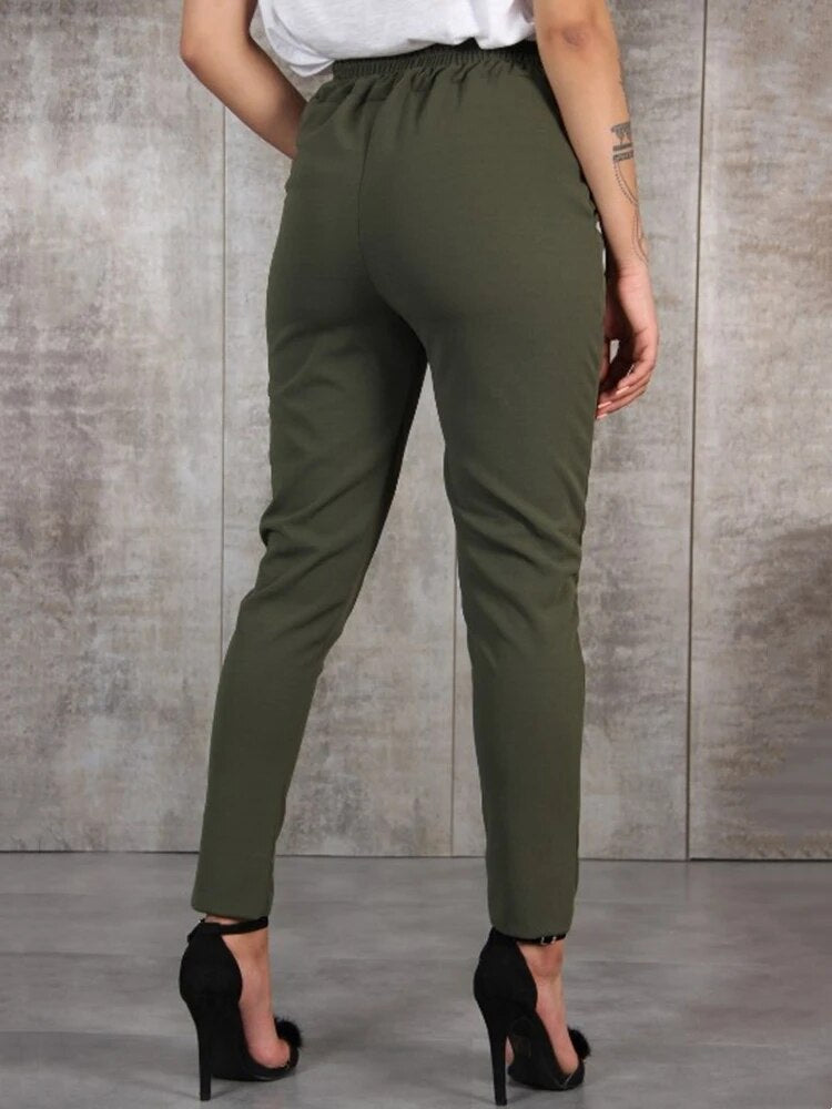 TILDA | Dames Broek met Elegante Strik Riem - Chic & Comfortabel