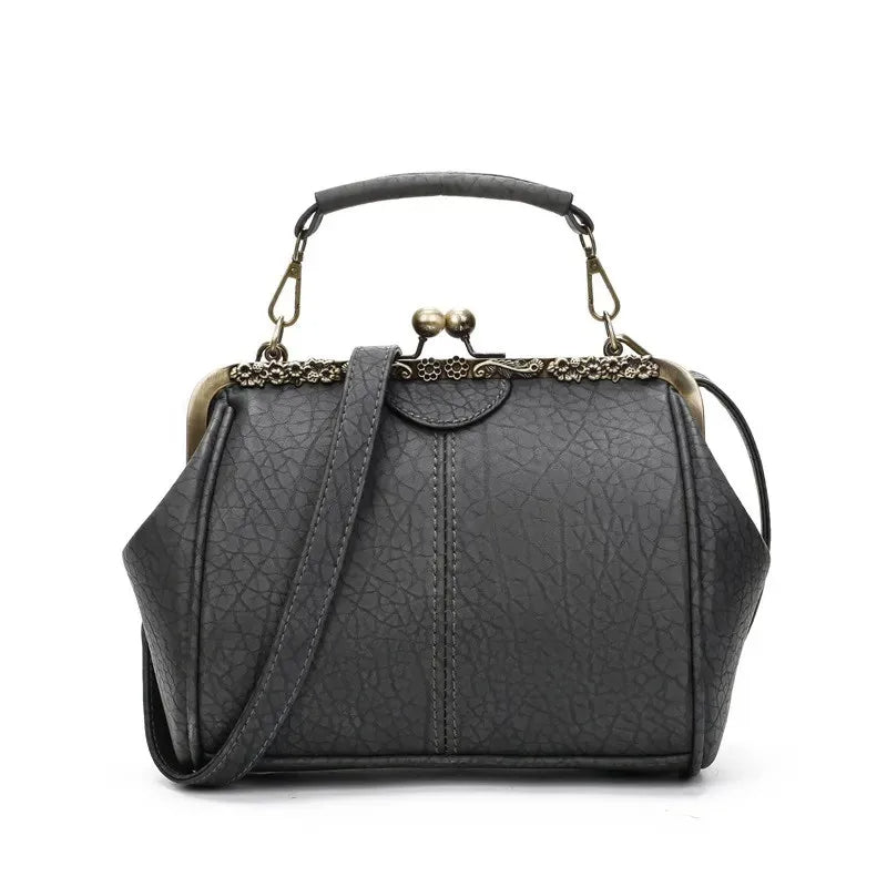 COBY | Klassieke Handtas Met Clip Sluiting Voor Dames - Tijdloos, Elegant & Luxe