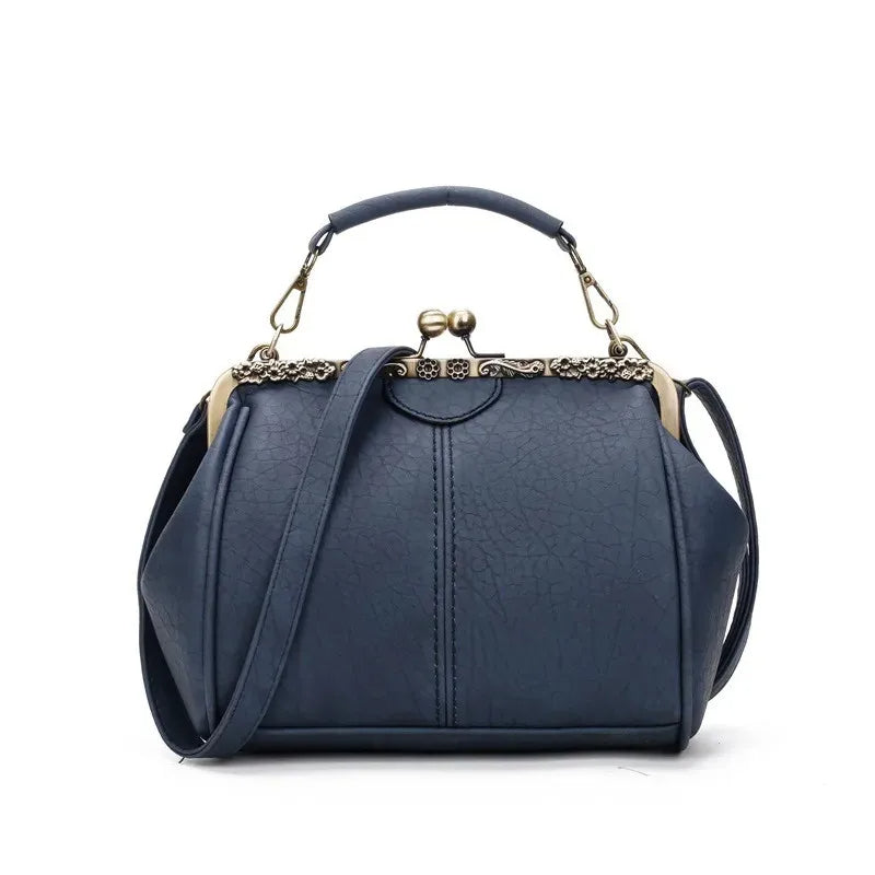 COBY | Klassieke Handtas Met Clip Sluiting Voor Dames - Tijdloos, Elegant & Luxe