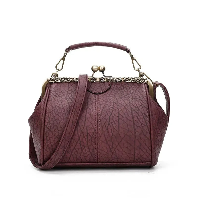 COBY | Klassieke Handtas Met Clip Sluiting Voor Dames - Tijdloos, Elegant & Luxe