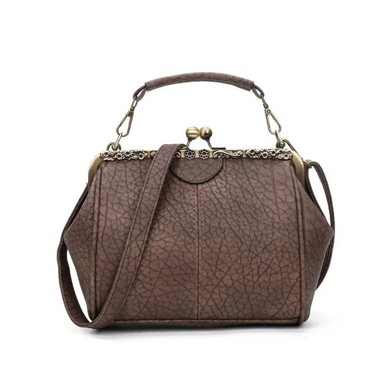 COBY | Klassieke Handtas Met Clip Sluiting Voor Dames - Tijdloos, Elegant & Luxe
