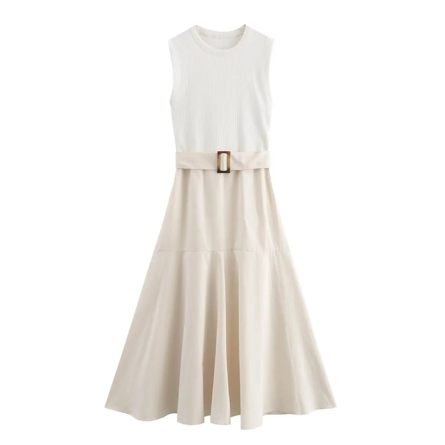 DITTA | Casual Zomerse Jurk Voor Dames Met Riem - Luchtig, Stijlvol & Comfortabel