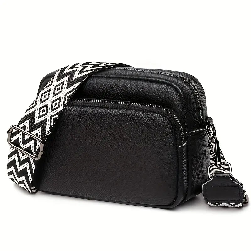 INÈS | Compacte Dames Crossbody Tas Met Brede Band – Praktisch, Chic & Ideaal Voor Onderweg