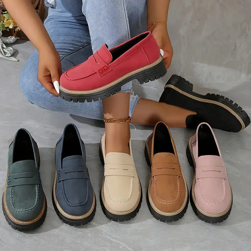 GRACE Platform Loafers - Stijlvol, Stevig en Supercomfortabel