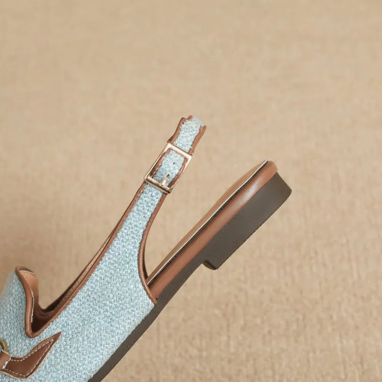 LINA | Luxe Dames Slingback Loafers – Elegant, Ademend & Comfortabel Voor Elke Dag