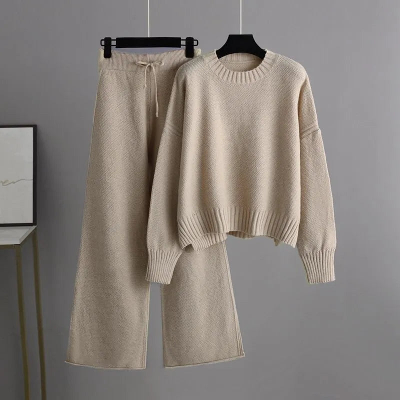 NORA | Gebreide Dames Lounge Set – Zacht, Warm & Ideaal Voor Ontspanning