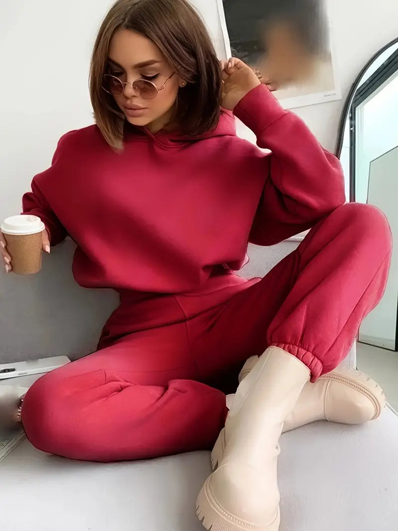 LANA | Dames Oversized Joggingset Met Hoodie – Ultiem Comfort Voor Thuis & Onderweg