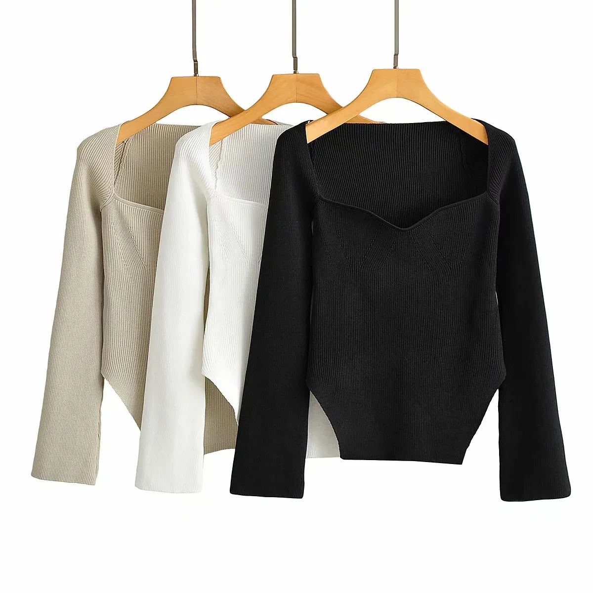 CATHERIN | Casual Gebreide Dames Top Met Flatterende Snit En Tijdloze Look
