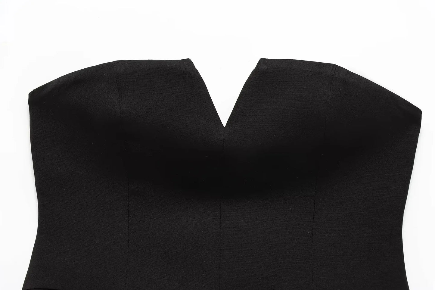 MILA | Luxe Strapless Dames Top Met V-Hals En Antislip Detail – Elegant, Comfortabel & Blijft Perfect Zitten