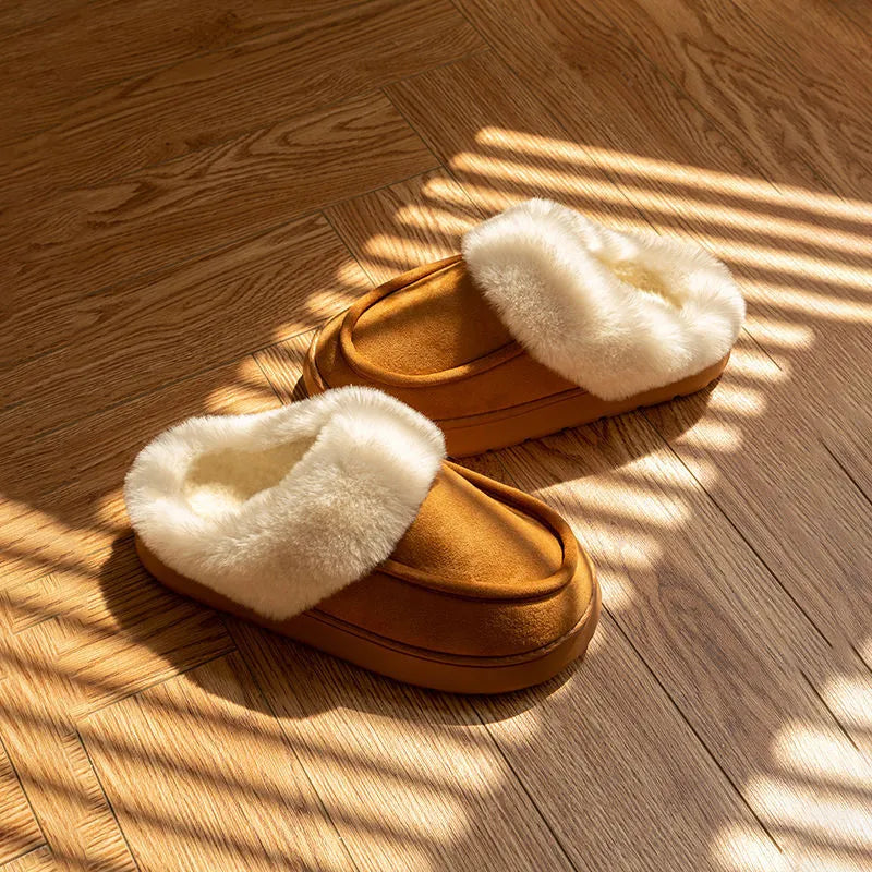 ELIN | Warme Dames Pantoffels Met Faux Fur Voering – Zacht, Knus & Ideaal Voor Koude Dagen