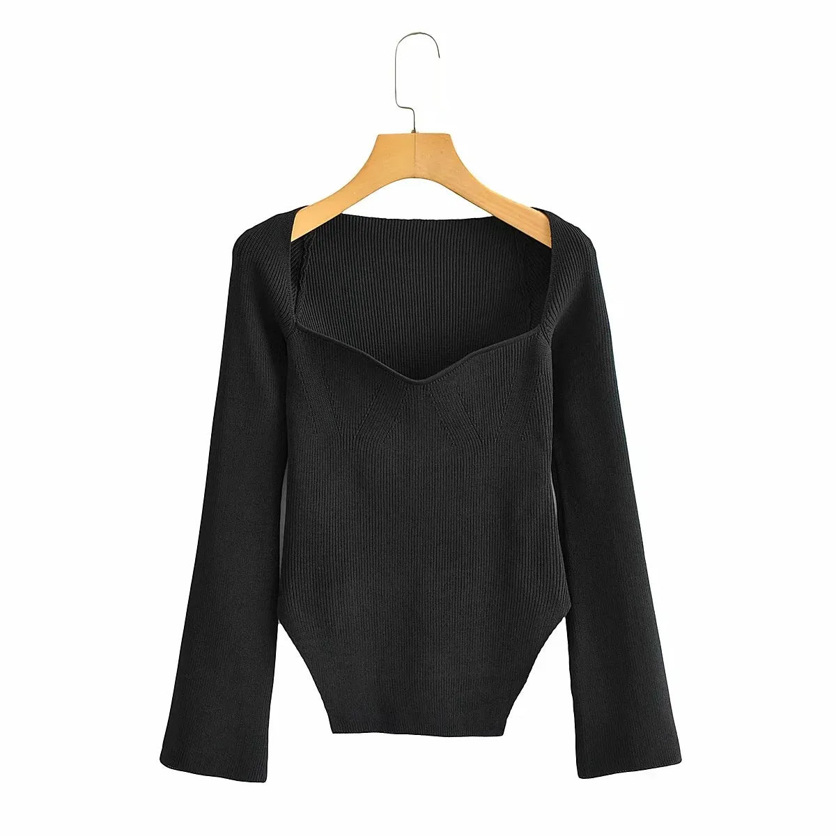 CATHERIN | Casual Gebreide Dames Top Met Flatterende Snit En Tijdloze Look