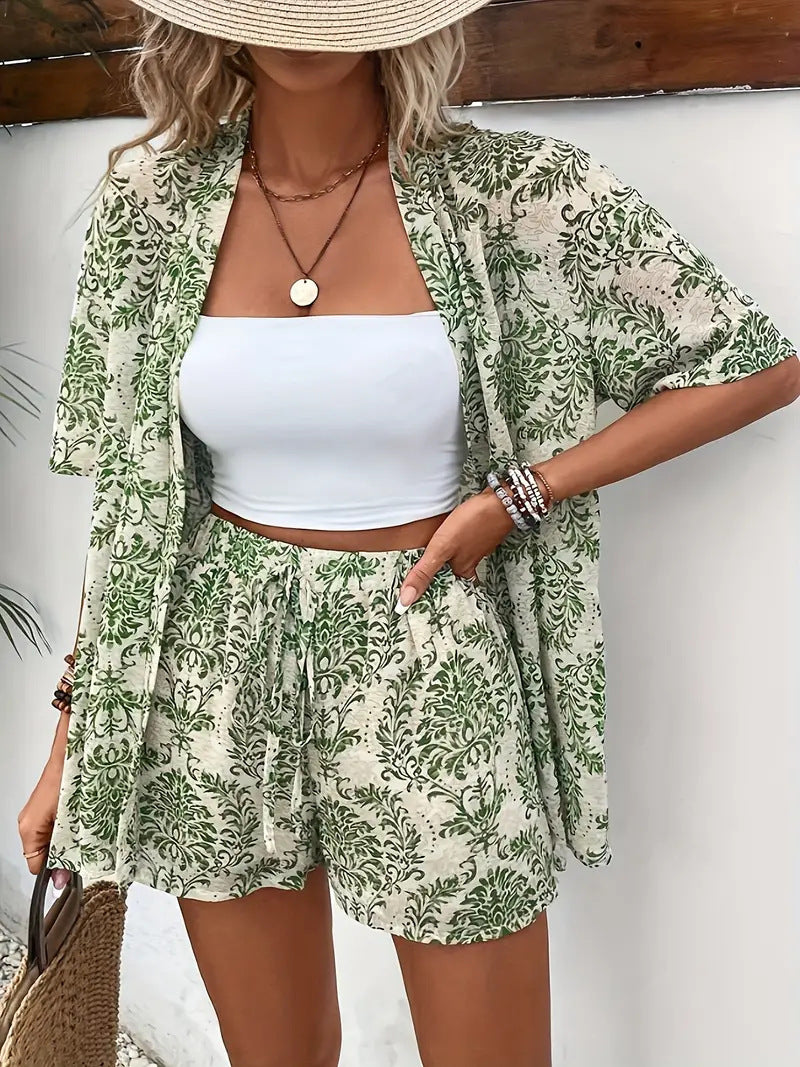 KAIA | 2-Delige Dames Zomer Set – Kort, Licht & Vakantieproof