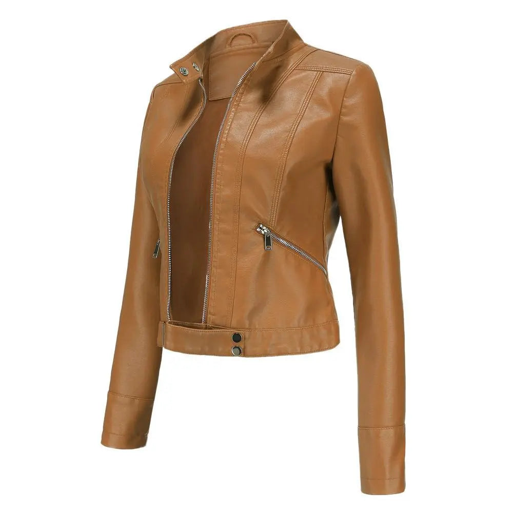 Elegante Leren Jas Voor Dames – Tijdloos, Duurzaam & Comfortabel