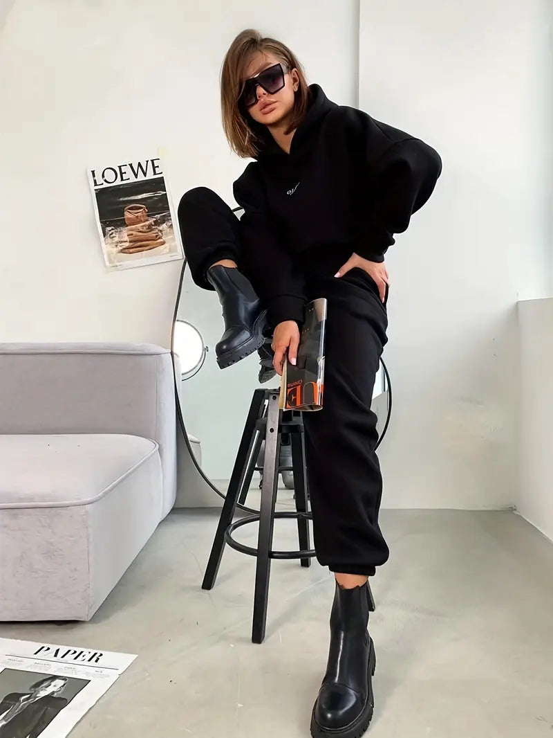 LANA | Dames Oversized Joggingset Met Hoodie – Ultiem Comfort Voor Thuis & Onderweg