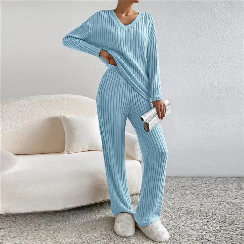 2-Delig Lounge-Set voor Dames – Herfstcomfort En Stijl In Eén Outfit