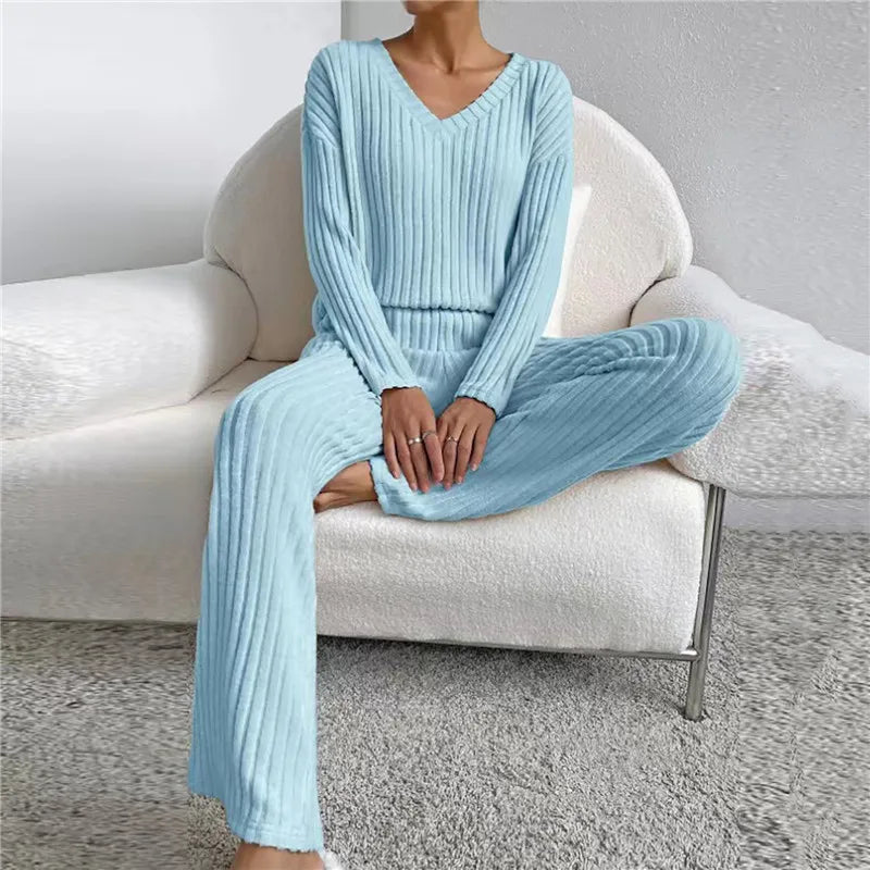 2-Delig Lounge-Set voor Dames – Herfstcomfort En Stijl In Eén Outfit