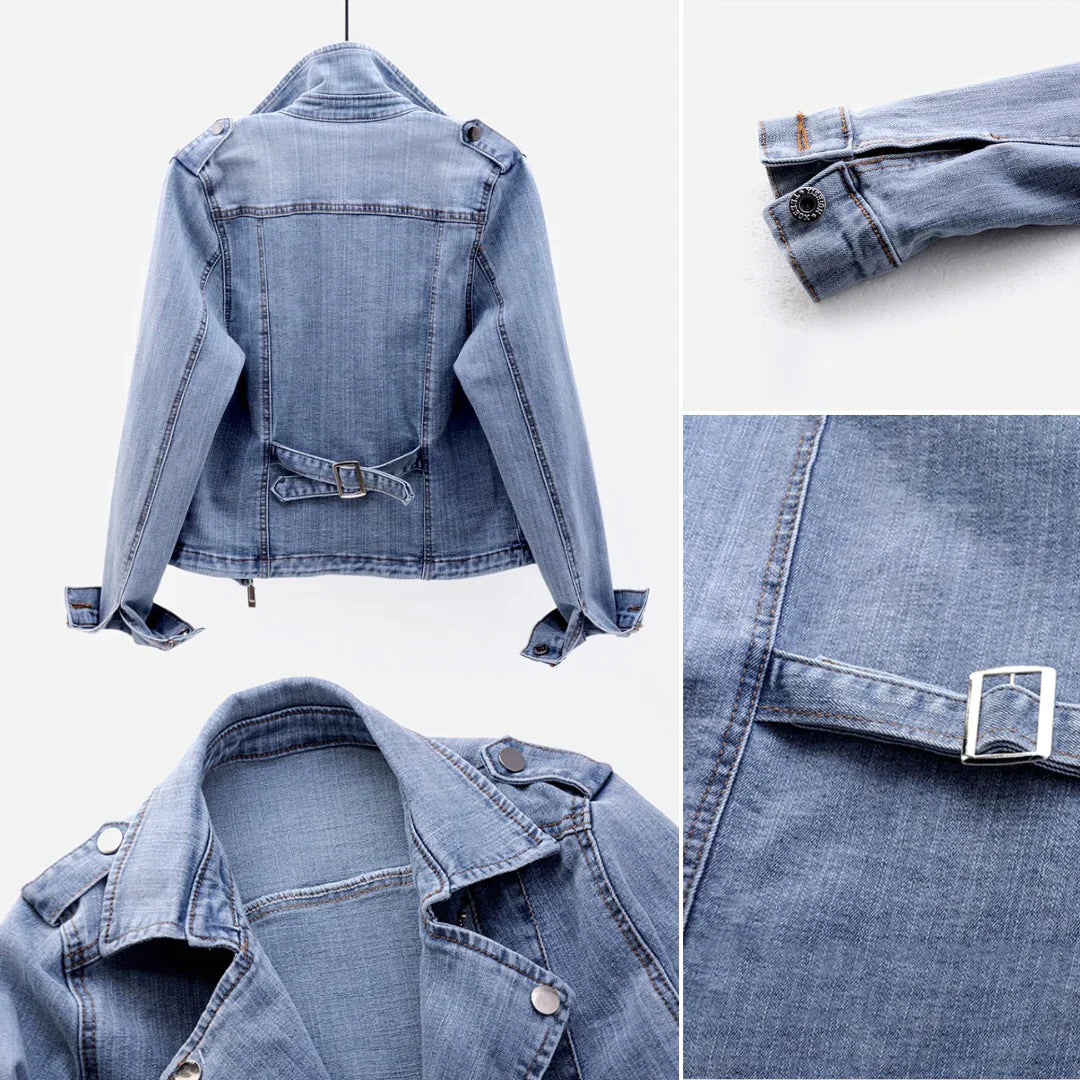 LISET | Casual Denim Jas Voor Dames - Tijdloos & Modieus