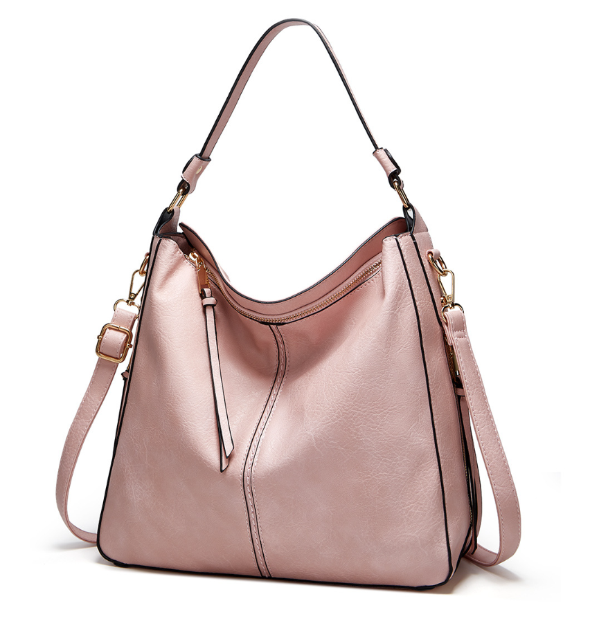 ERSILIA | Luxe Leren Tas Voor Dames Met Verfijnde Details - Klassiek, Functioneel & Stijlvol