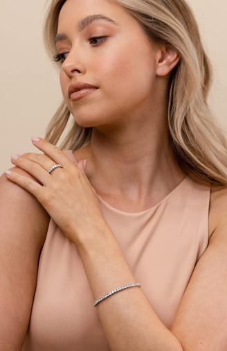 ONA | Luxe Kristal Armband Voor Dames - Verstelbaar, Verfijnd & Chic