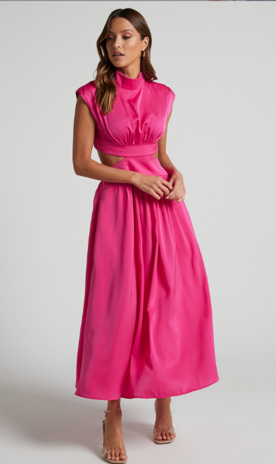 AURORA | Chique Dames Maxi Jurk met Accentuering in de Taille