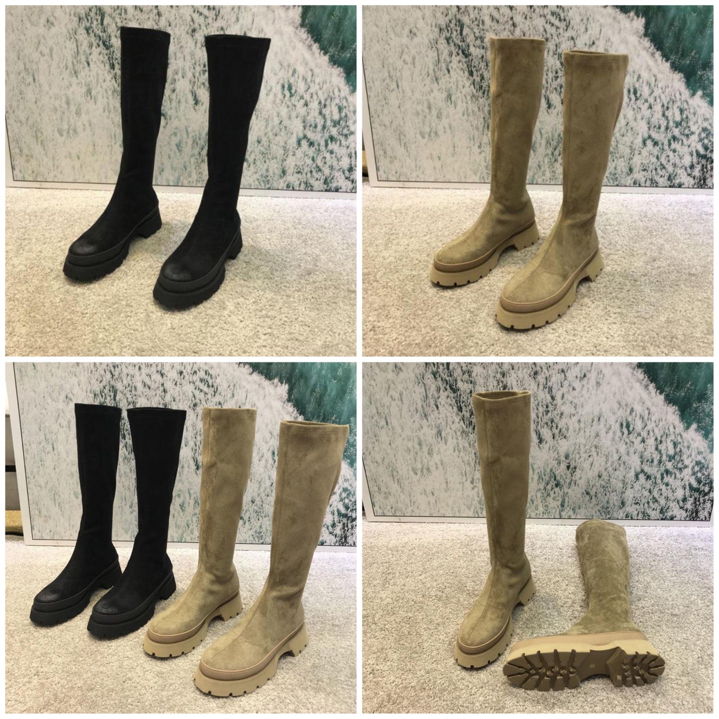 Suède Hoge Winterlaarzen Voor Dames – Stijlvol & Comfortabel Voor Koude Dagen