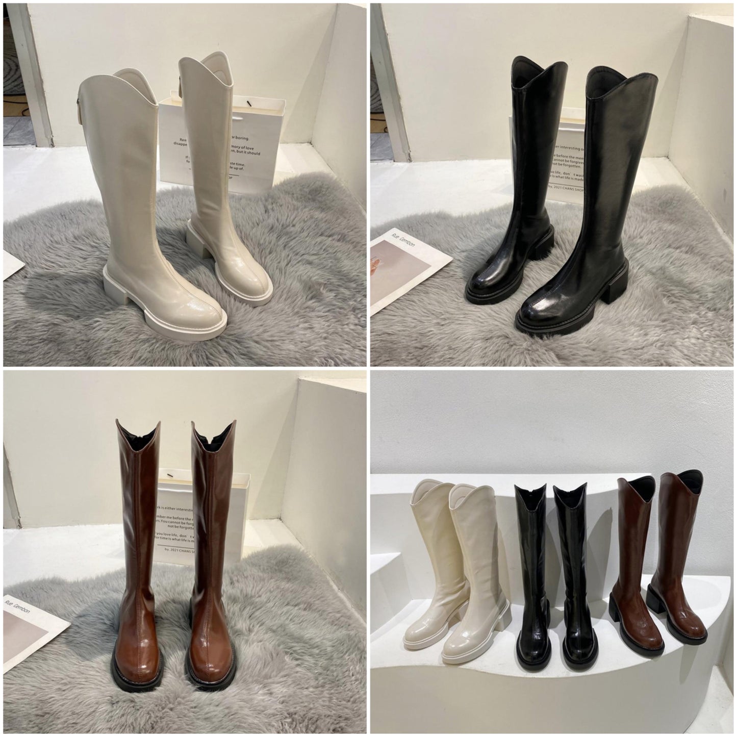 Moderne Hoge Winterlaarzen Voor Dames – Trendy & Comfortabel Voor Koude Dagen