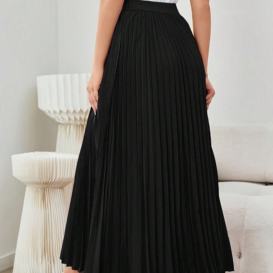 CLARA | Lichtgewicht Geplooide Lange Dames Rok – Vloeiend, Elegant & Dagelijks Draagbaar