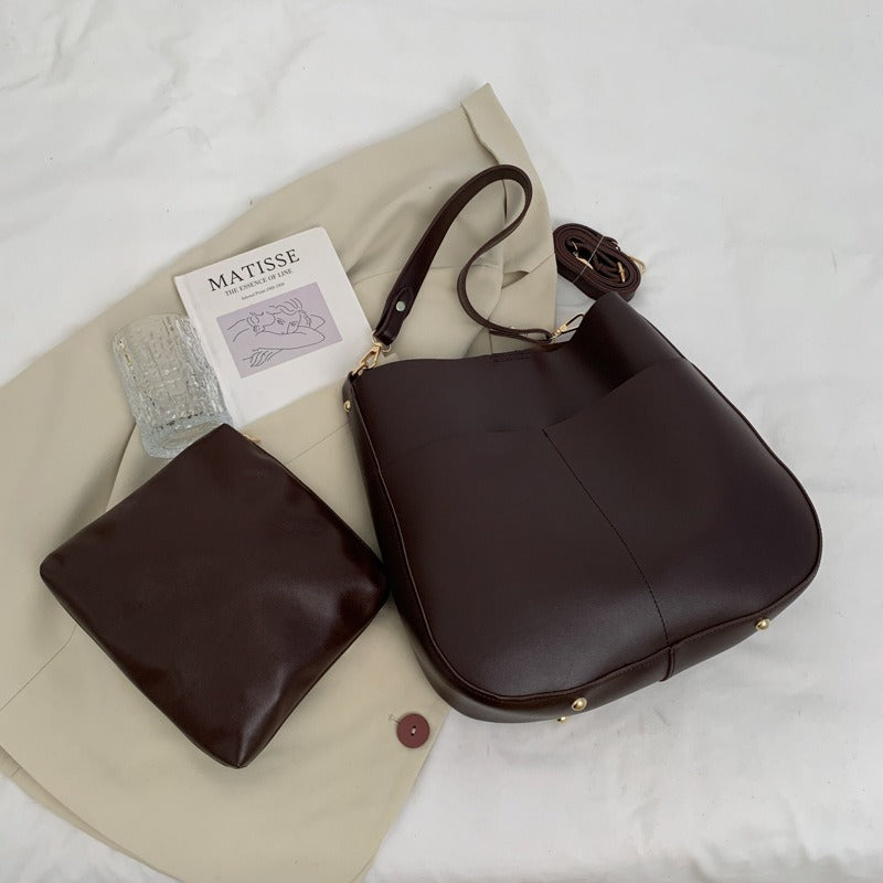 TERESA | Minimalistische Schoudertas voor Dames Van Synthetisch Leer – Elegant, Ruim & Ideaal Voor Elke Dag
