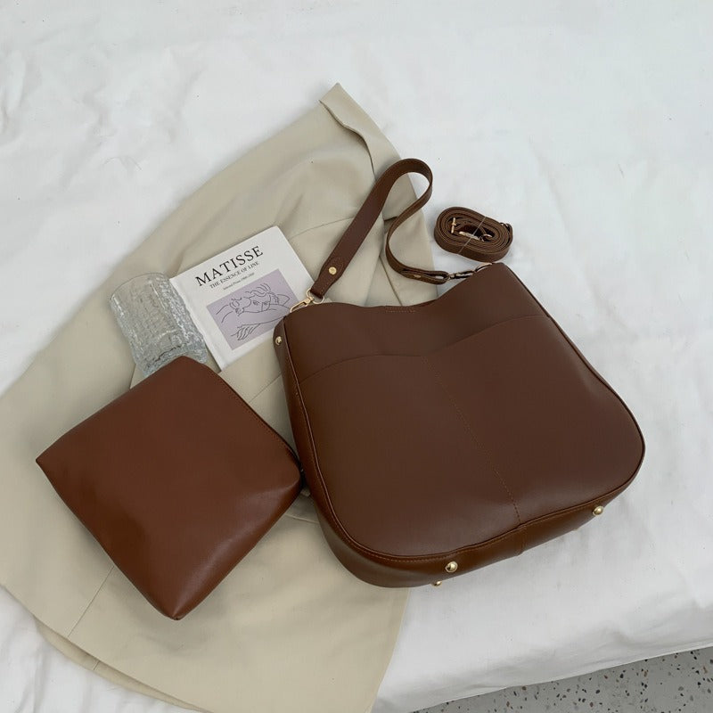 TERESA | Minimalistische Schoudertas voor Dames Van Synthetisch Leer – Elegant, Ruim & Ideaal Voor Elke Dag