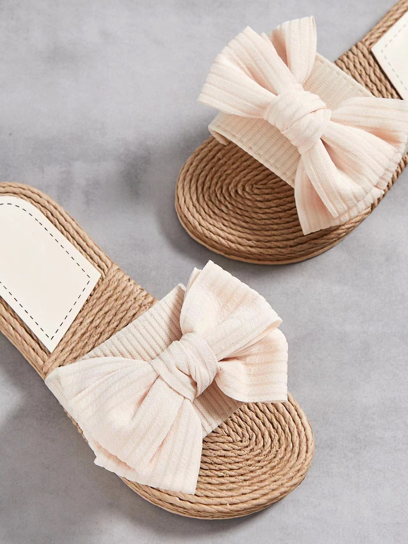 ISLA | Zomerse Dames Slippers Met Oversized Strik