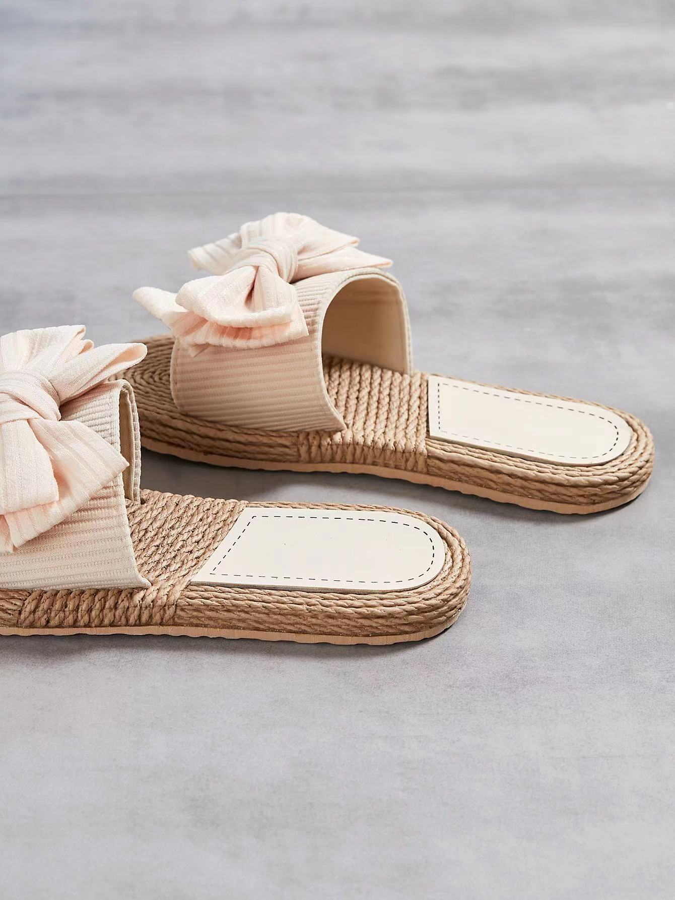 ISLA | Zomerse Dames Slippers Met Oversized Strik