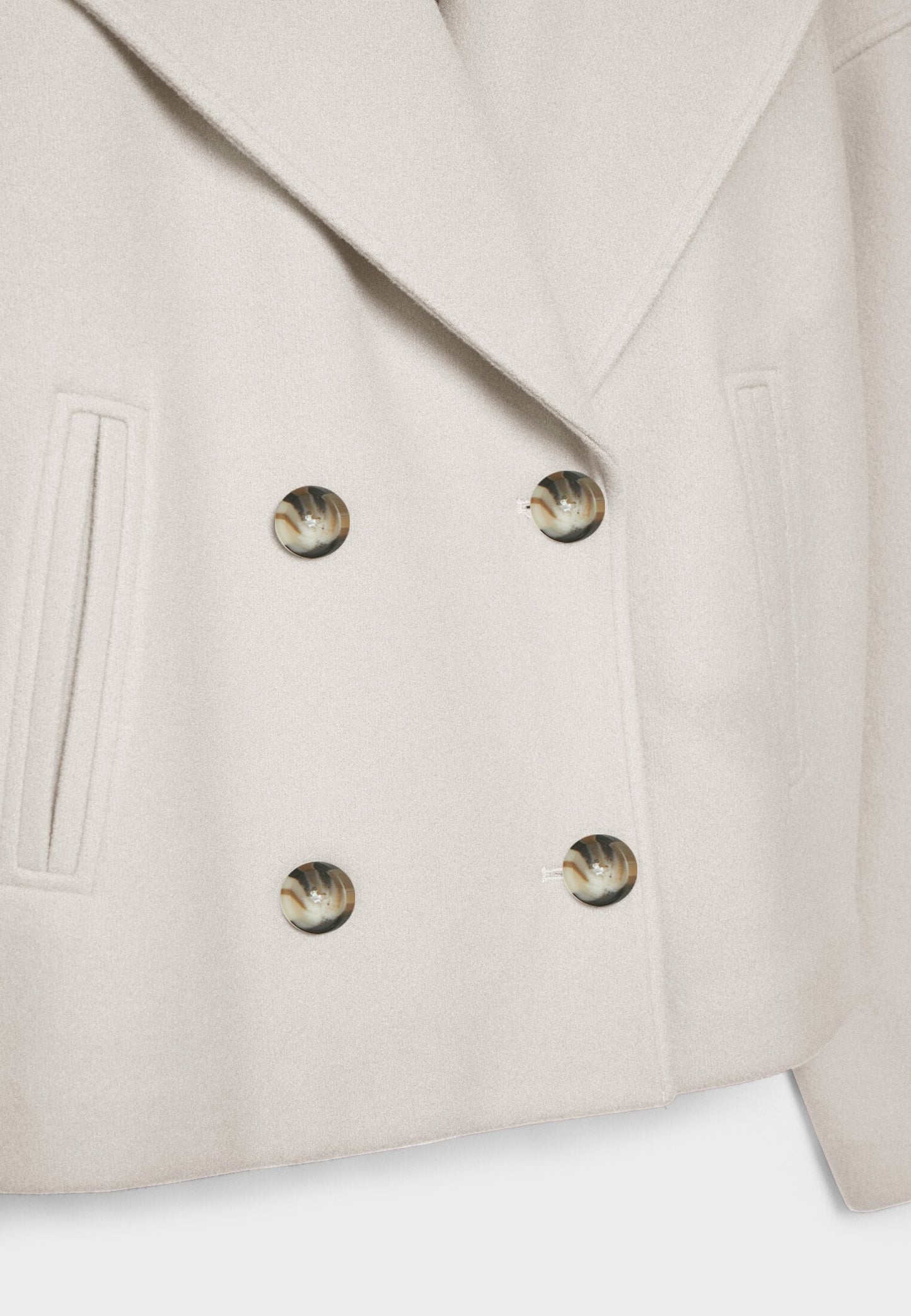 KAELA | Cropped Blazerjas Ames met Klassieke Revers
