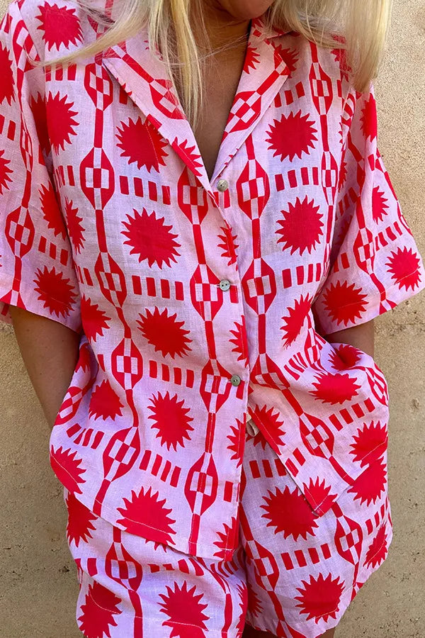 JOLIE | Luchtige Zomerset voor Dames met Grafische Print