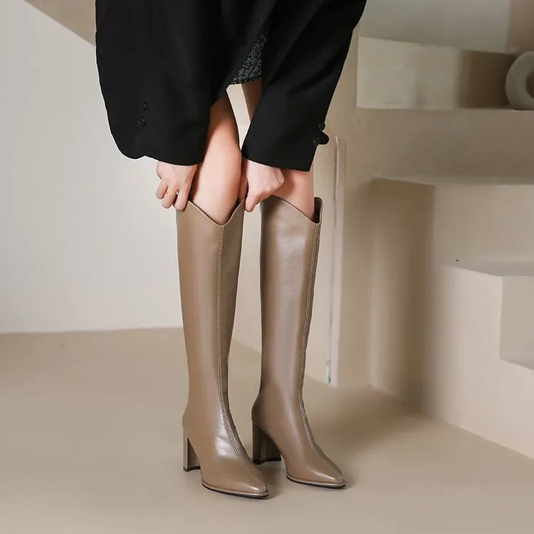 LORINE | Stijlvolle Hoge Laarzen Voor Dames - Klasse, Stijl & Comfort