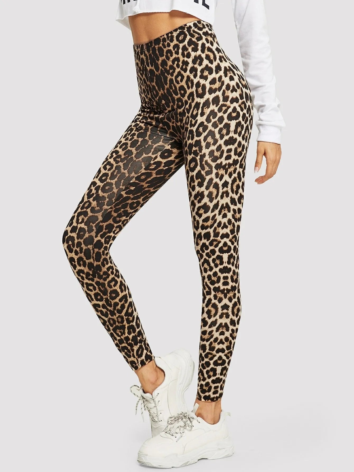 DYANTA | Modieuze Luipaard Legging Voor Dames - Sportief & Comfortabel
