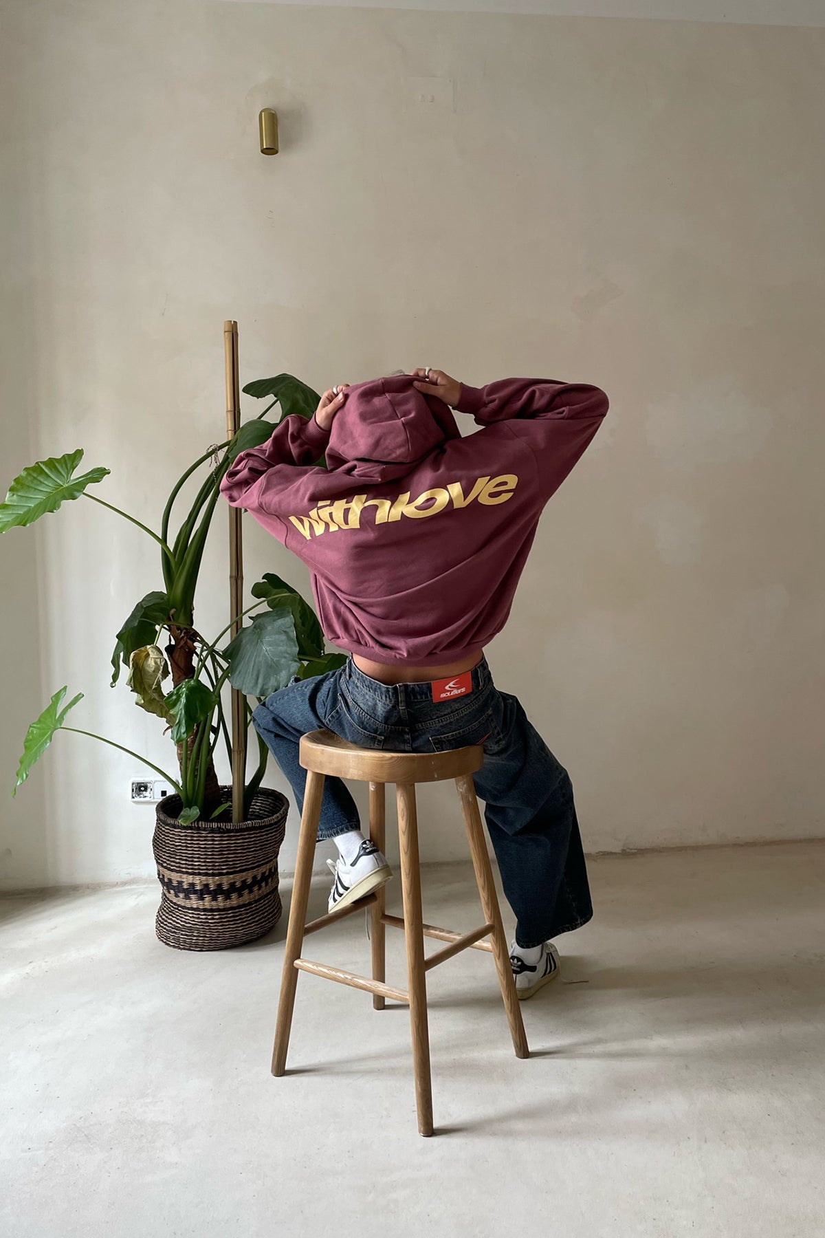 Oversized Hoodie "With Love" – Comfort, Luxe & Een Statement Voor Elke Dag