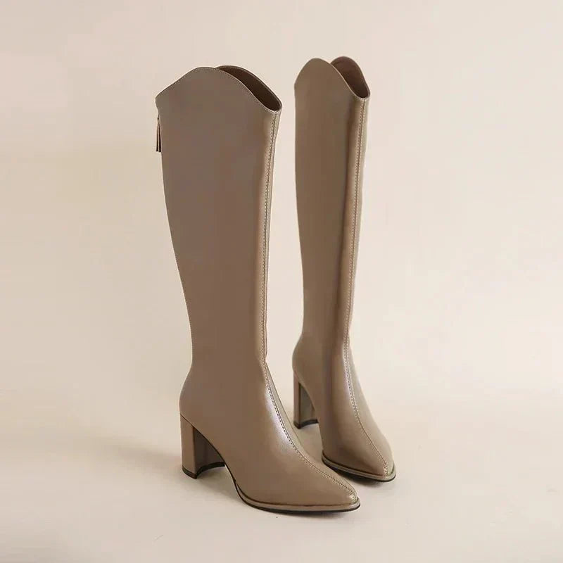 LORINE | Stijlvolle Hoge Laarzen Voor Dames - Klasse, Stijl & Comfort
