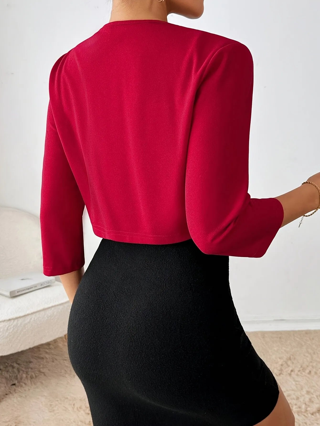 LARISSA | Licht Gewicht Cropped Blazer Jasje Voor Dames - Stijlvol & Elegant