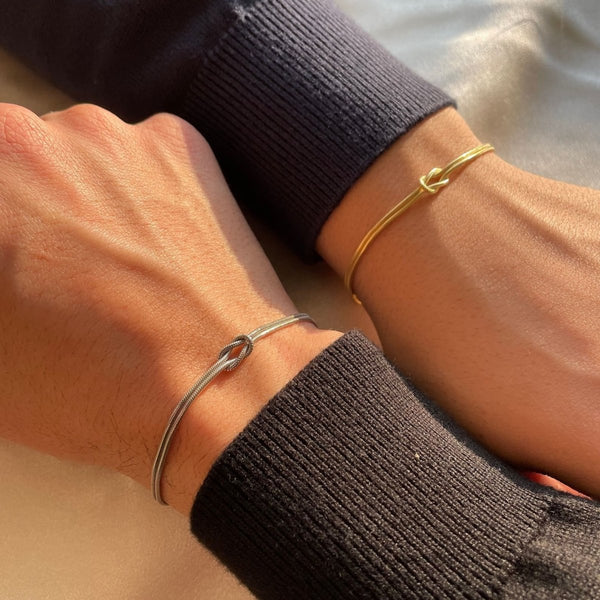 LAUREN | Fijne Symbolische Knoop Armband voor Dames - Luxe & Stijlvol