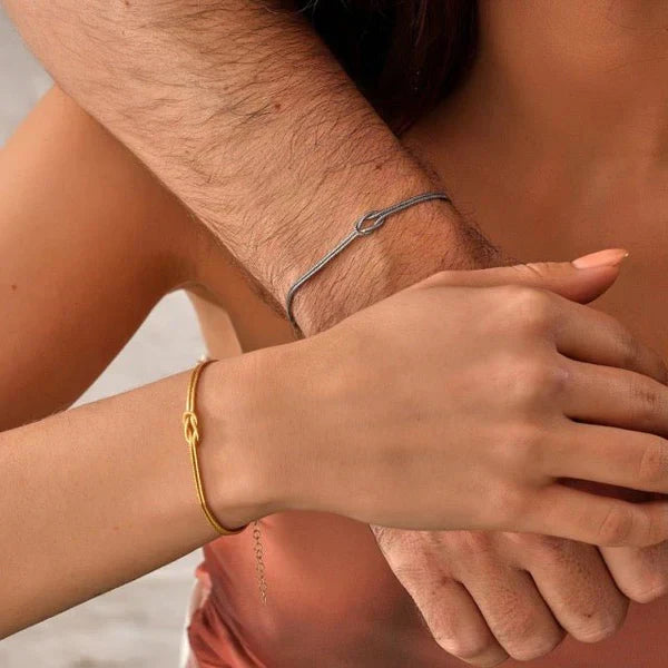 LAUREN | Fijne Symbolische Knoop Armband voor Dames - Luxe & Stijlvol